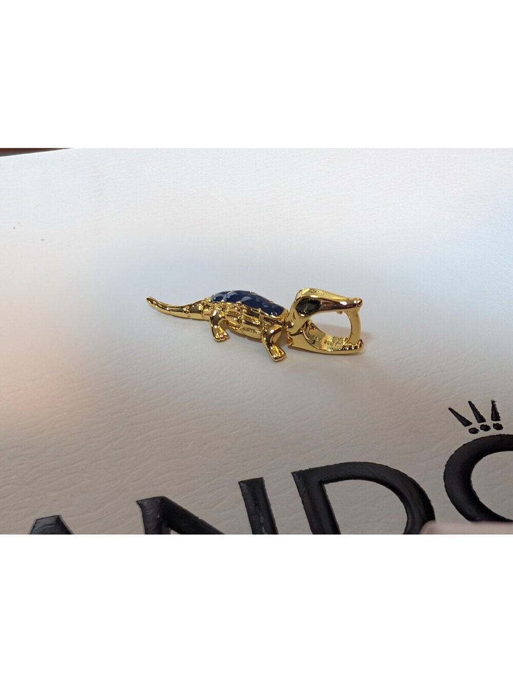 Pandora alligator crocodile charm pendant